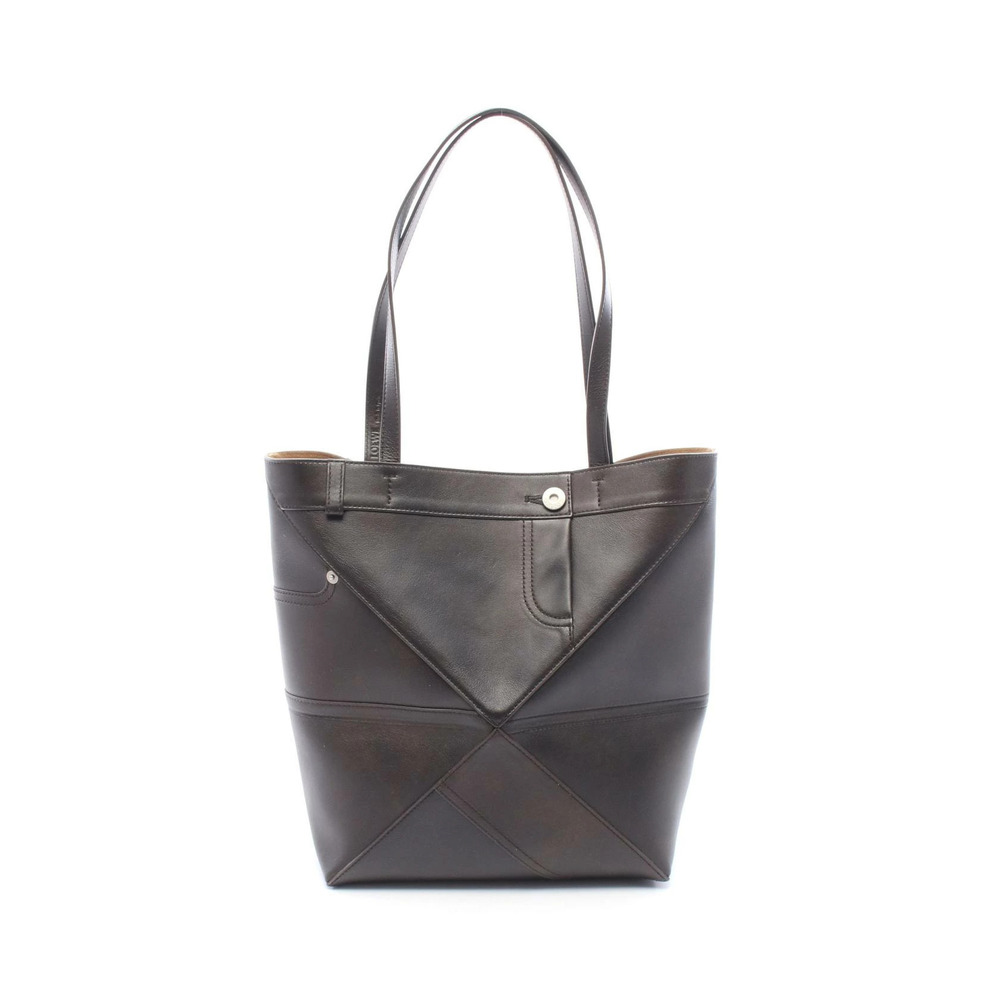 Loewe PUZZLE TOTE PANTA Bag Leather Brown New